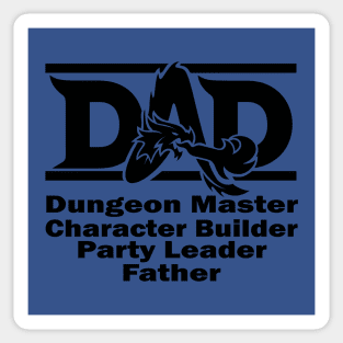 DND Dad Dungeon Master Sticker